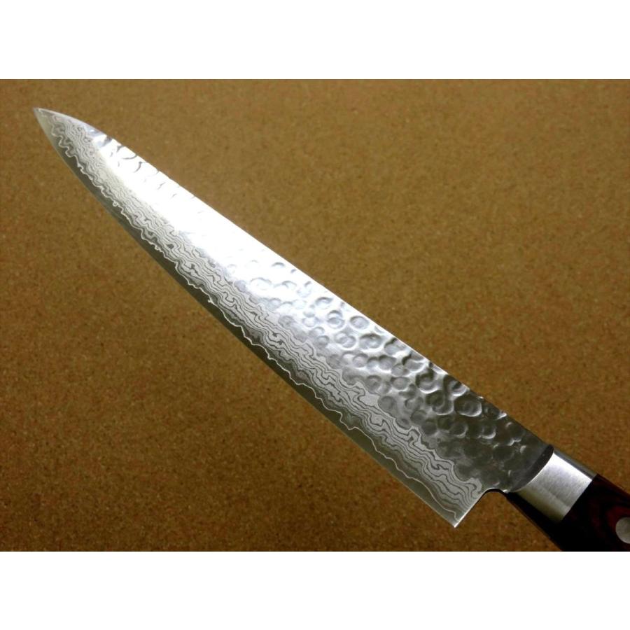 包丁 筋引包丁 24cm (240mm) 関の刃物 ダマスカス 鎚目鍛造 V金