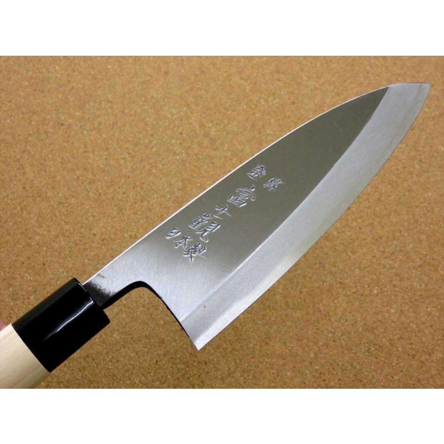 包丁 出刃包丁 15cm (150mm) 関の刃物 ステンレス複合材 (SK5 軟鉄) 右