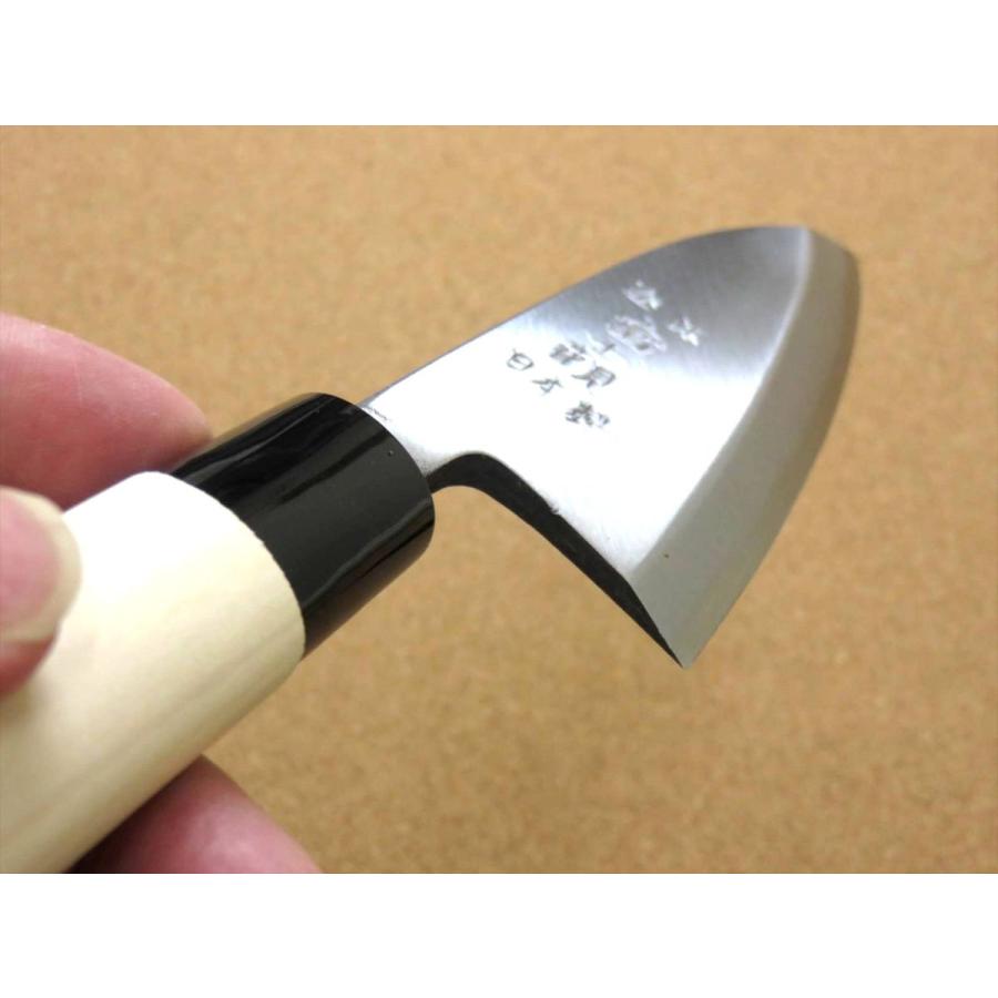 包丁 出刃包丁 15cm (150mm) 関の刃物 ステンレス複合材 (SK5 軟鉄) 右