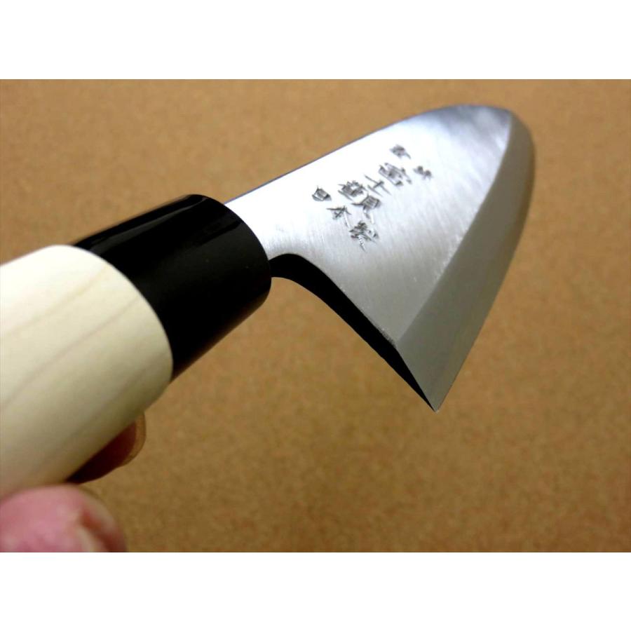 包丁 出刃包丁 16.5cm (165mm) 関の刃物 ステンレス複合材 (SK5 軟鉄