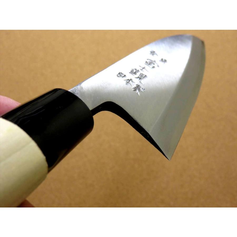 包丁 出刃包丁 18cm (180mm) 関の刃物 ステンレス複合材 (SK5 軟鉄) 右