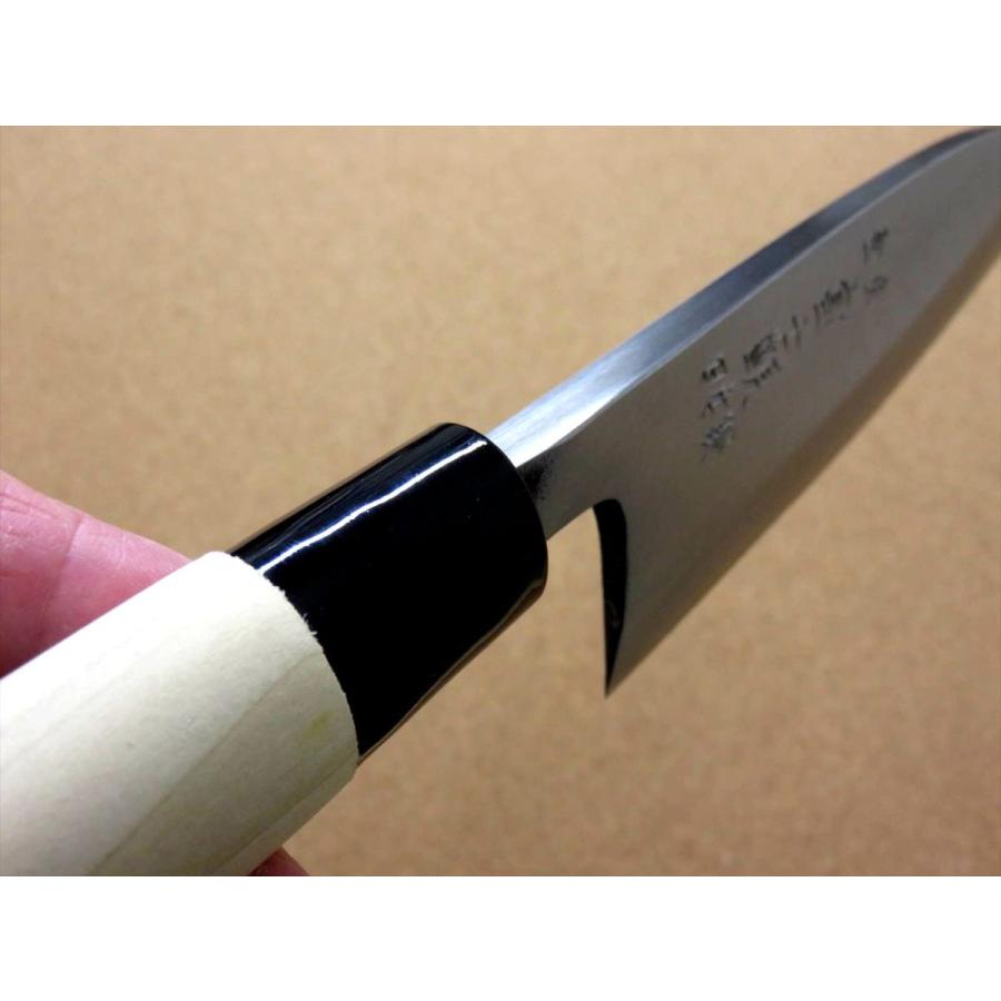 関の刃物 出刃包丁 185mm クロムモリブデン 魚 肉解体 右利き 片刃包丁