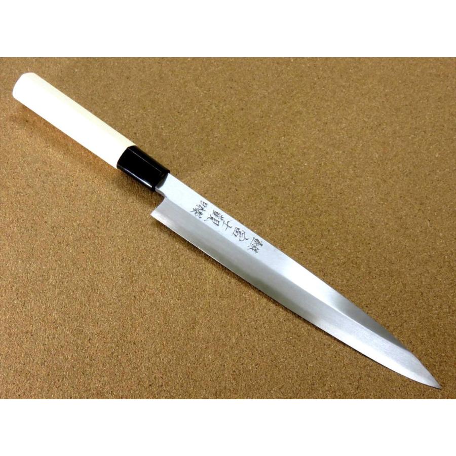 関の刃物 柳刃包丁 170mm SK5 軟鉄 片刃 右利き用 刺身包丁 朴の木 楽天市場】柳刃包丁 片刃 210mm ステンレス 堺一次(和包丁 刺身