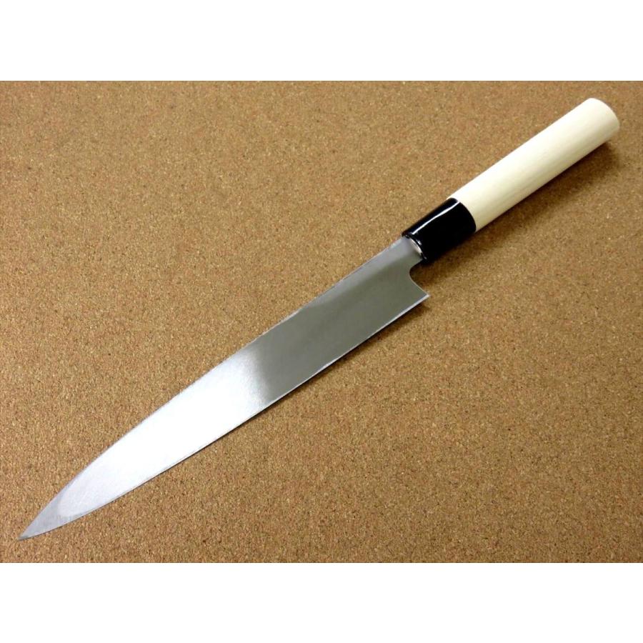 関の刃物 柳刃包丁 170mm SK5 軟鉄 片刃 右利き用 刺身包丁 朴の木 関の刃物 柳刃包丁 170mm SK5 軟鉄 片刃 右利き用 刺身包丁 朴の木