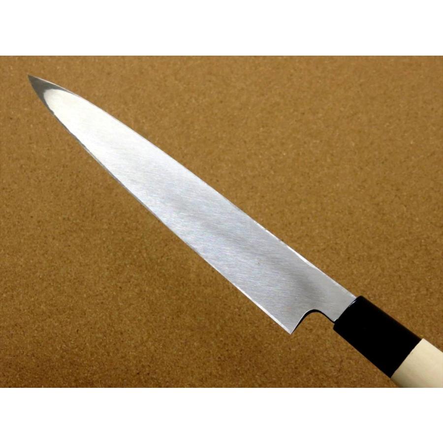 包丁 柳刃包丁 20.5cm (205mm) 関の刃物 ステンレス複合材 (SK5 軟鉄) 右