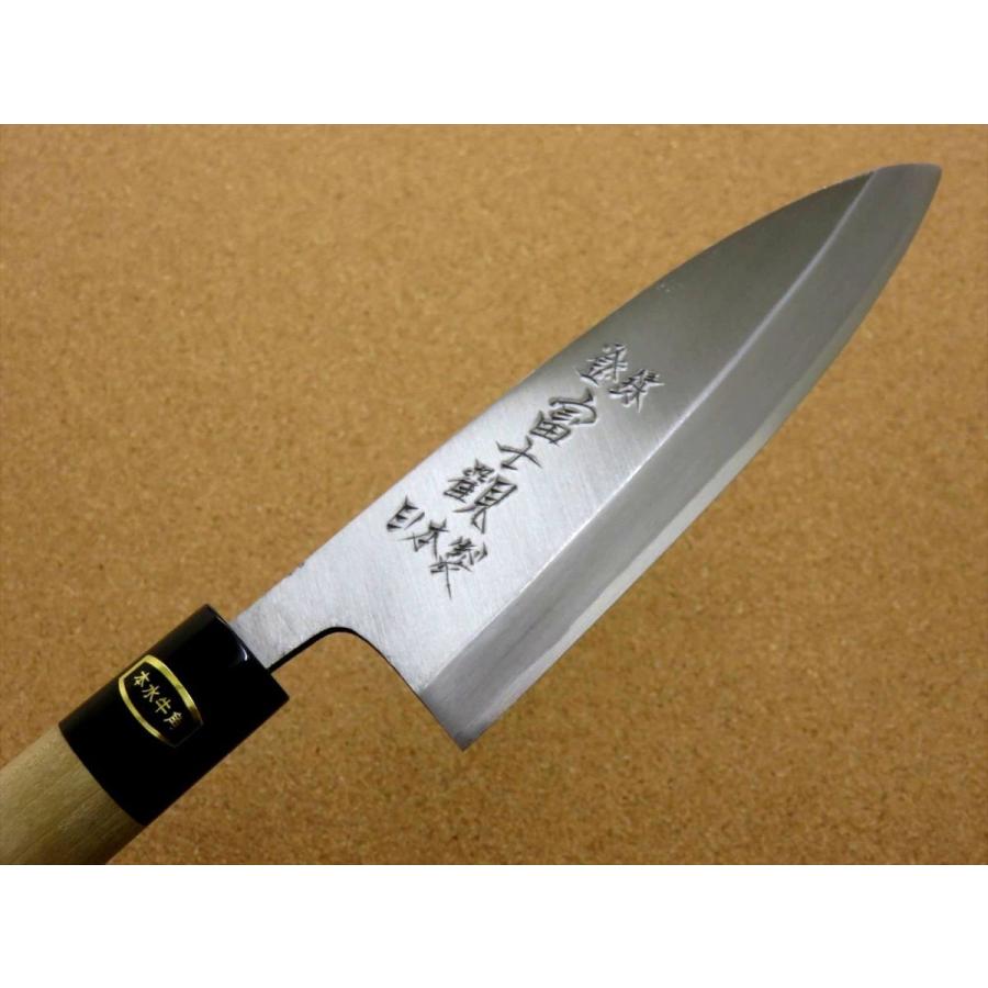 包丁 出刃包丁 15cm (150mm) 関の刃物 炭素鋼 白紙3号・軟鉄 右利き
