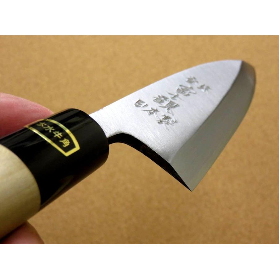 関の刃物 出刃包丁 170mm 白紙3号 片刃 右利き 水牛角口金付 魚 肉解体 関の刃物 柳刃包丁 265mm 白紙3号 炭素鋼 片刃 右利き 刺身包丁