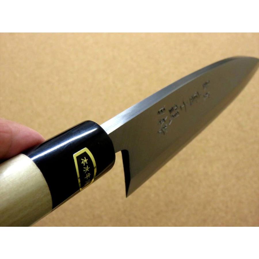 包丁 出刃包丁 18cm (180mm) 関の刃物 炭素鋼 白紙3号・軟鉄 右利き