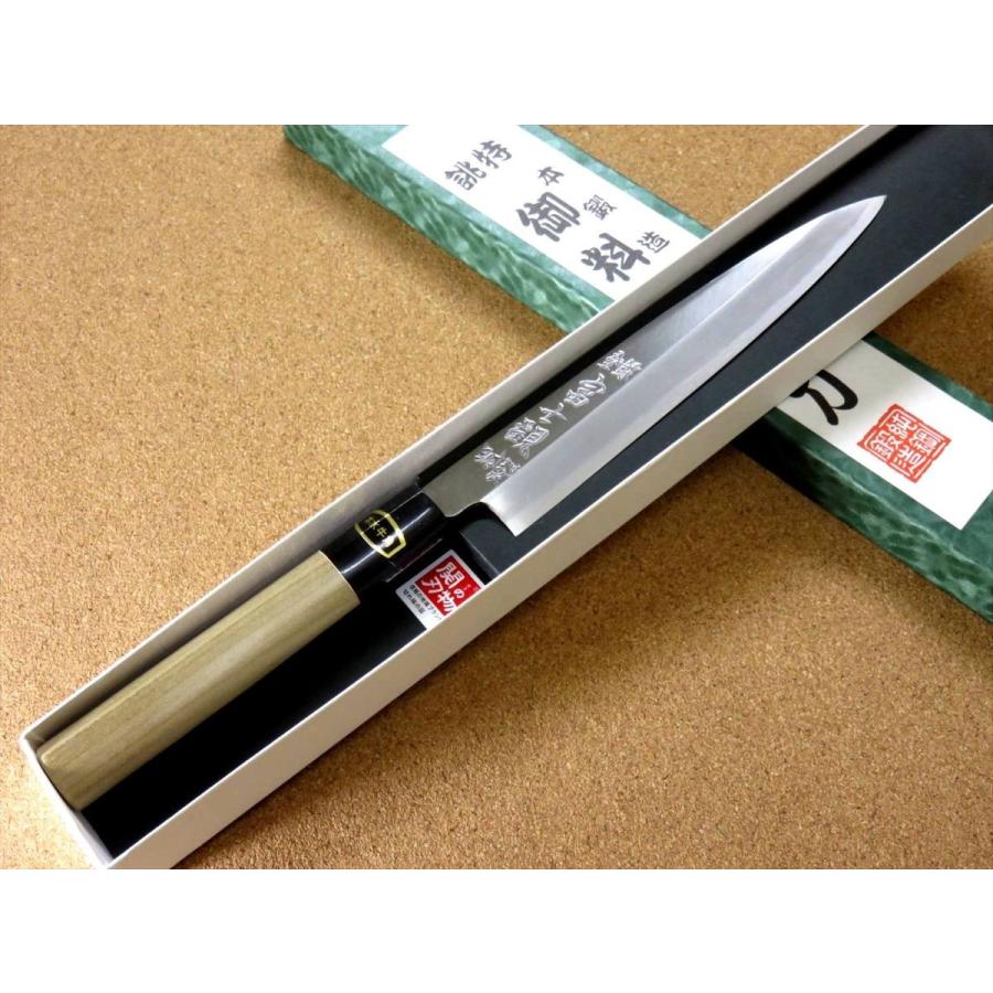 関の刃物 柳刃包丁 170mm 白紙3号 炭素鋼 片刃 右利き 刺身包丁 水牛角 関の刃物 柳刃包丁 170mm 白紙3号 炭素鋼 片刃 右利き 刺身包丁