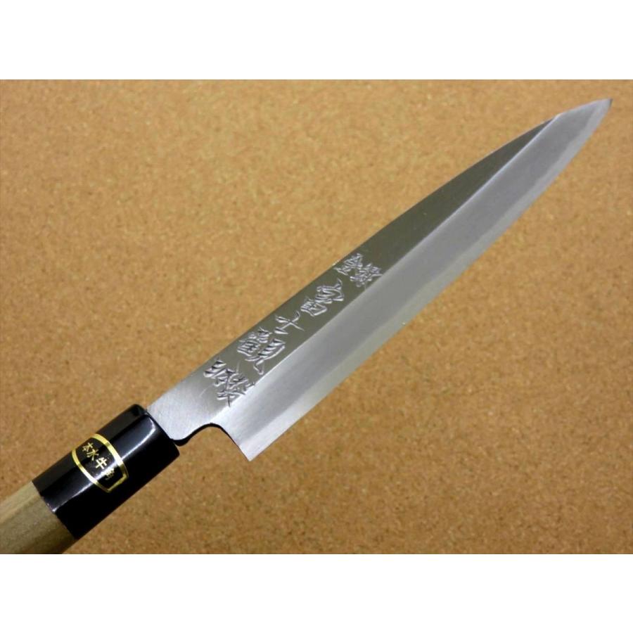 関の刃物 柳刃包丁 170mm 白紙3号 炭素鋼 片刃 右利き 刺身包丁 水牛角 関の刃物 柳刃包丁 170mm 白紙3号 炭素鋼 片刃 右利き 刺身包丁