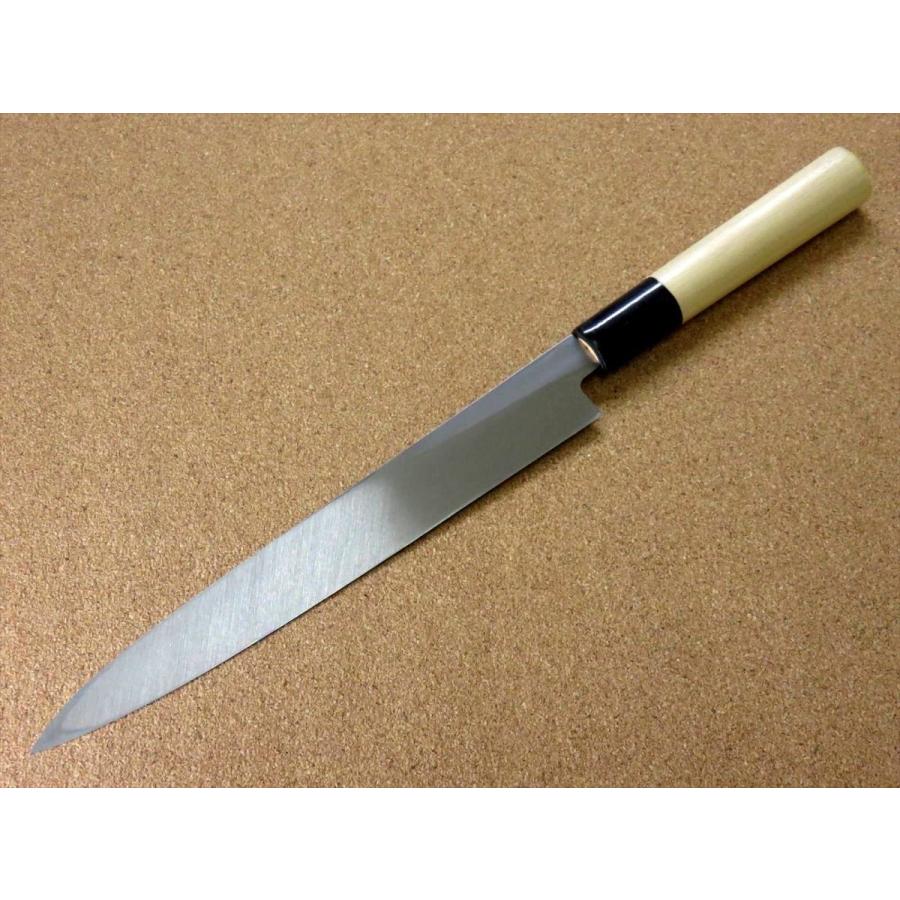 包丁 柳刃包丁 20.5cm (205mm) 関の刃物 炭素鋼 白紙3号 右利き 片刃