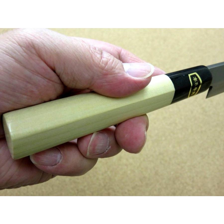 包丁 柳刃包丁 20.5cm (205mm) 関の刃物 炭素鋼 白紙3号 右利き