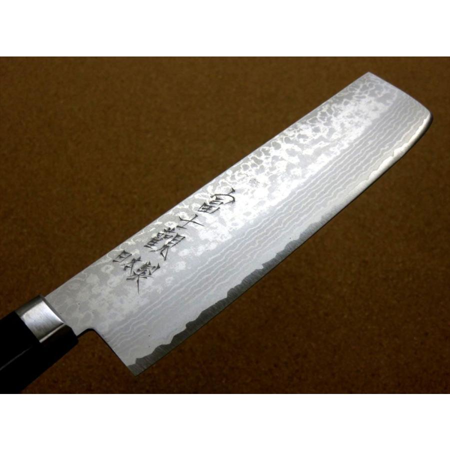 包丁 菜切り包丁 16.5cm (165mm) 関の刃物 ダマスカス 17層 鍛錬 V金10