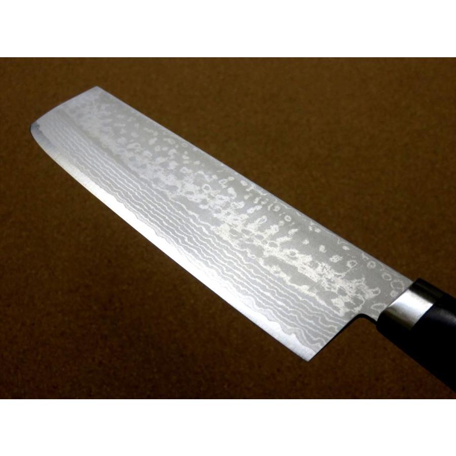 包丁 菜切り包丁 16.5cm (165mm) 関の刃物 ダマスカス 17層 鍛錬 V金10