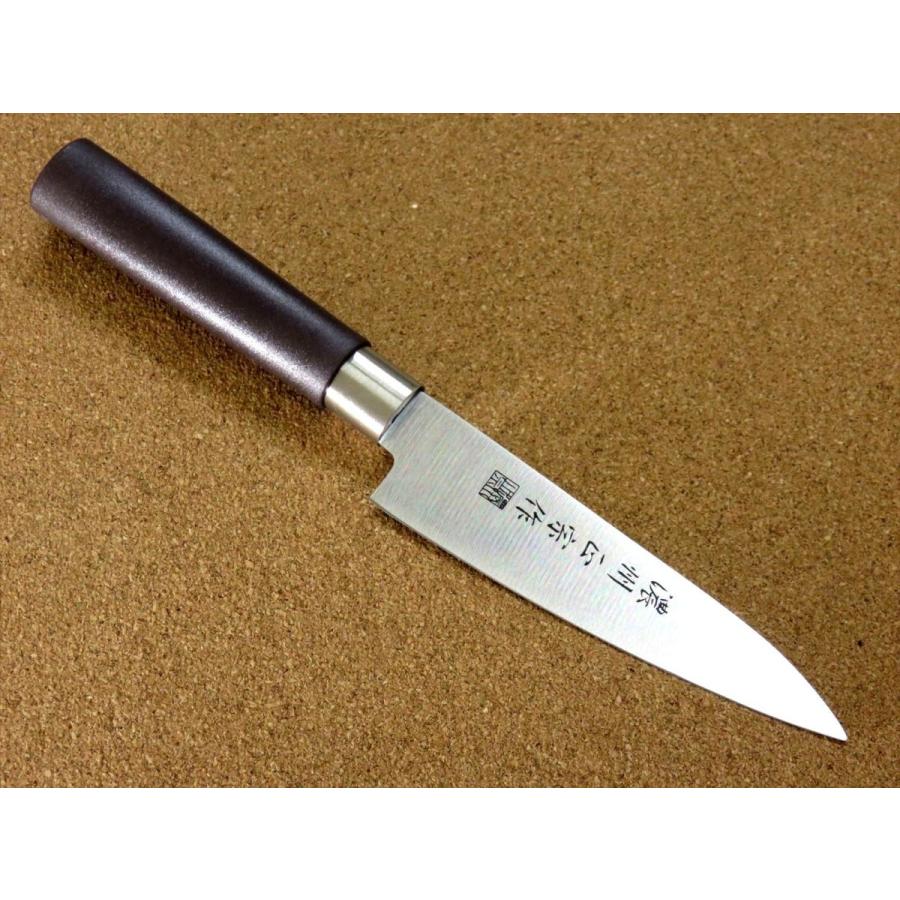 包丁 ペティナイフ 12cm (120mm) 関の刃物 濃州正宗作 ステンレス 両刃