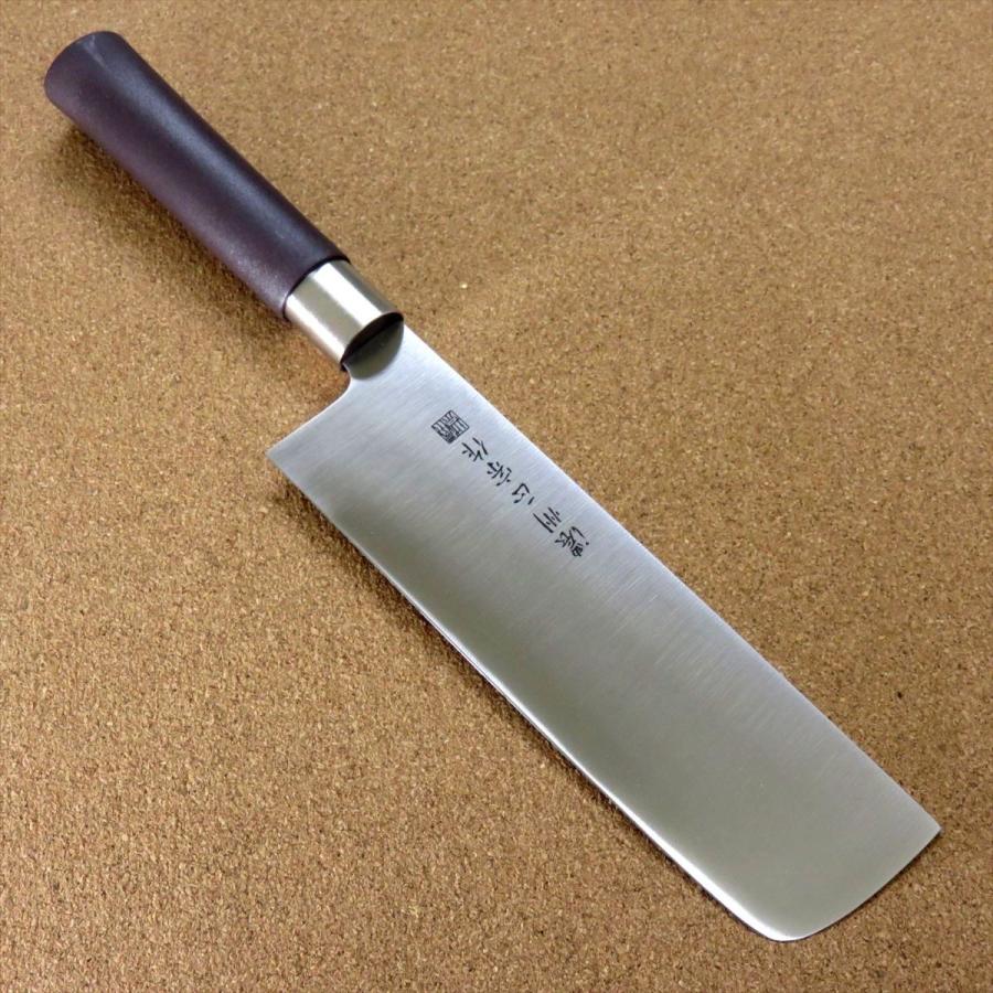 包丁 菜切り包丁 17cm (170mm) 関の刃物 濃州正宗作 ステンレス 両刃