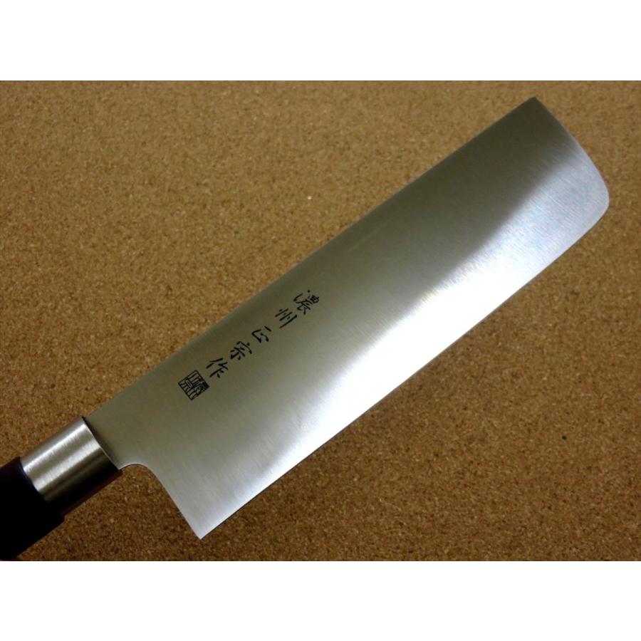 包丁 菜切り包丁 17cm (170mm) 関の刃物 濃州正宗作 ステンレス 両刃