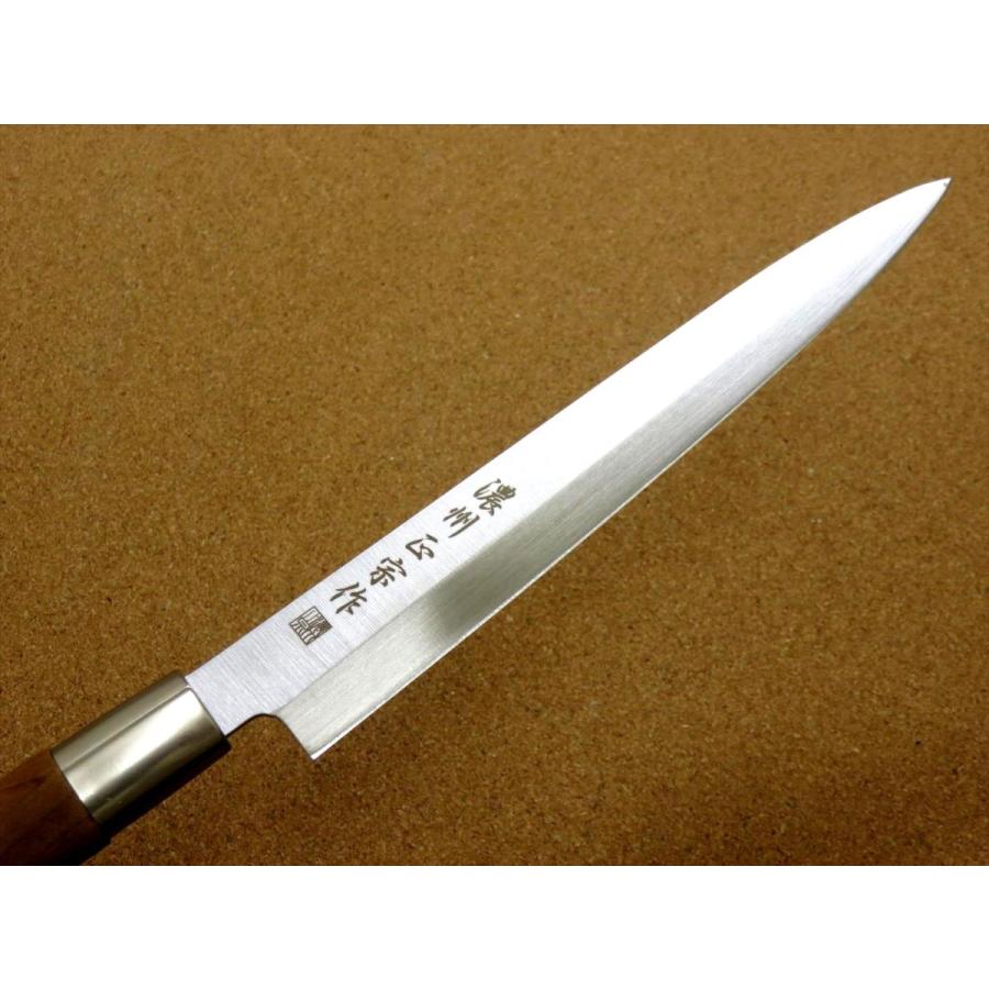 アイテム勢ぞろい 関の刃物 刺身包丁 5cm 5mm 濃州正宗作 ステンレス鋼 白木 ステンレス口金 刺身を一方向に引き切る 刃渡りが長めの片刃包丁 日本製 Dprd Jatimprov Go Id