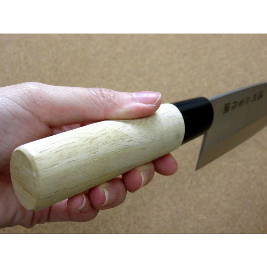 関の刃物 出刃包丁 165mm 片刃 右利き 魚 鳥 スッポン 肉解体 厚く重い 包丁 出刃包丁 16cm (160mm) 関の刃物 濃州正宗作 ステンレス刃物鋼 右