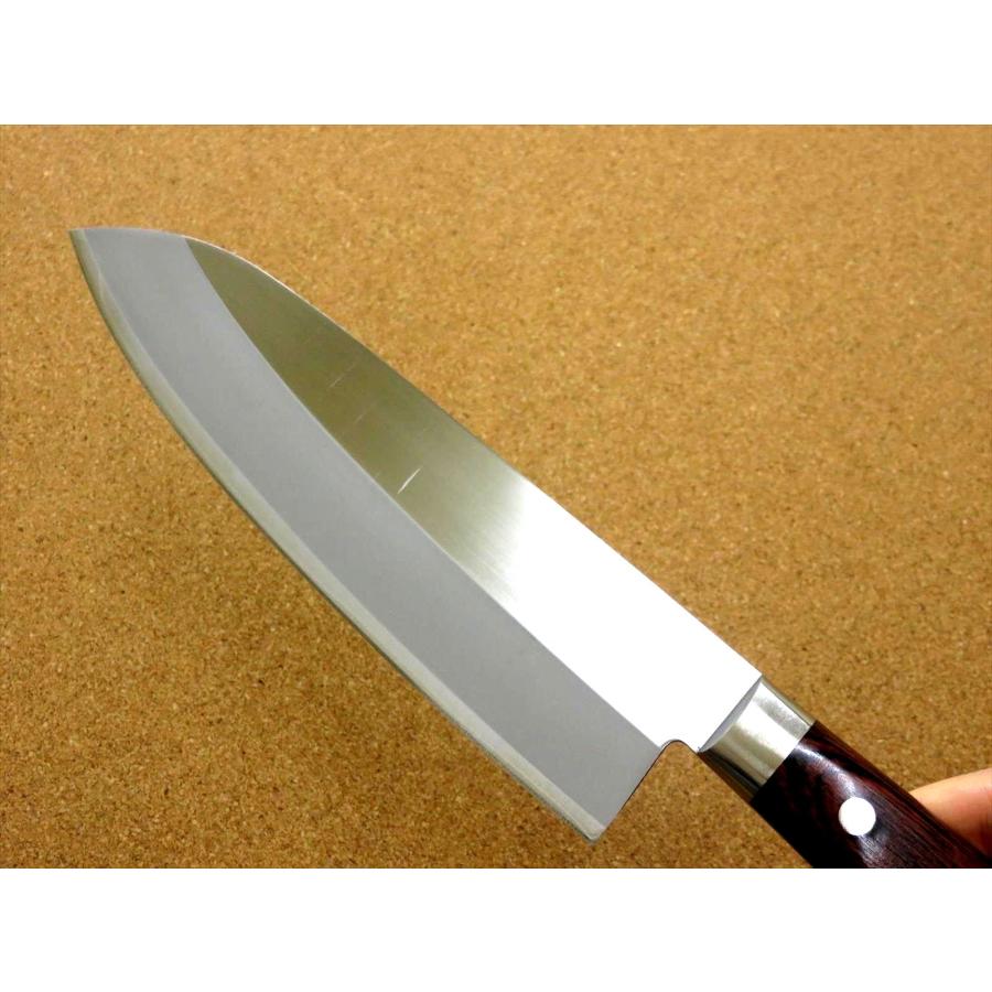 包丁 三徳包丁 17cm (170mm) 関の刃物 濃州正宗作 割込