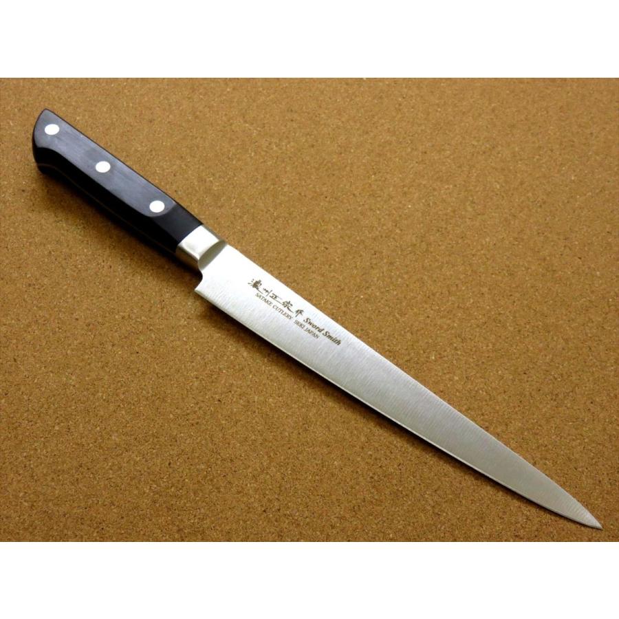 包丁 筋引包丁 21cm (210mm) 関の刃物 濃州正宗作 ステンレス刃物鋼 本