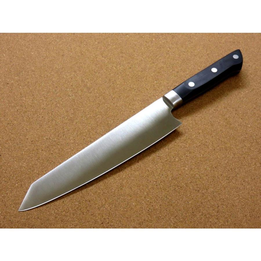 包丁 文化牛刀 20cm (200mm) 関の刃物 濃州正宗作 ステンレス鋼 本通し