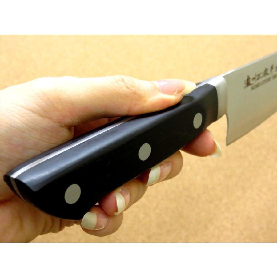 包丁 文化牛刀 20cm (200mm) 関の刃物 濃州正宗作 ステンレス鋼 本通し