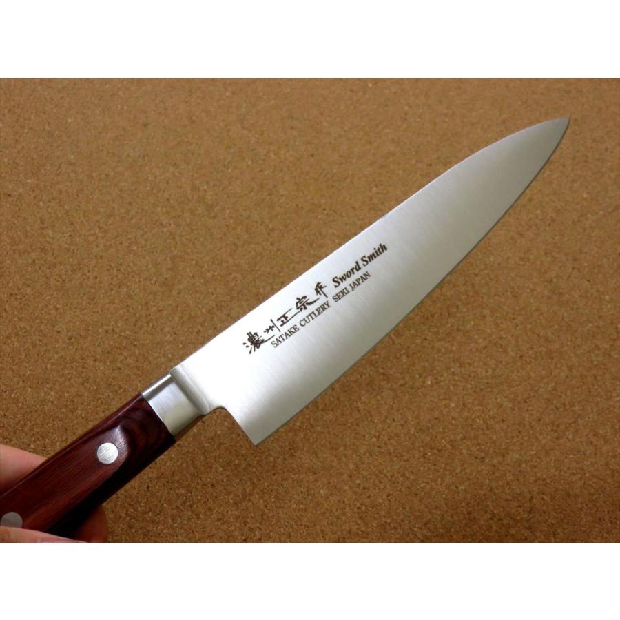 包丁 牛刀 18cm (180mm) 関の刃物 濃州正宗作 モリブデンステンレス鋼