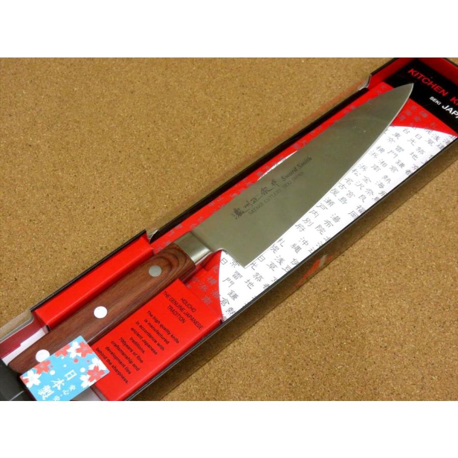 包丁 牛刀 18cm (180mm) 関の刃物 濃州正宗作 モリブデンステンレス鋼