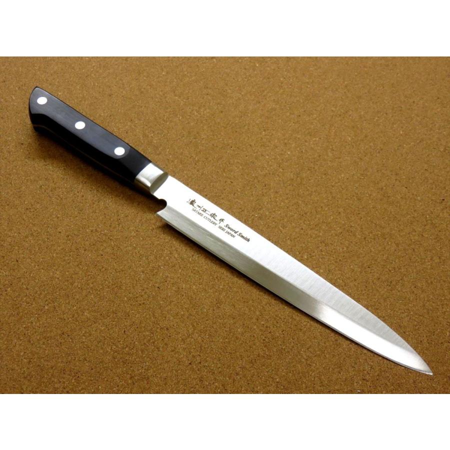 包丁 刺身包丁 20.5cm (205mm) 関の刃物 濃州正宗作 ステンレス鋼 本