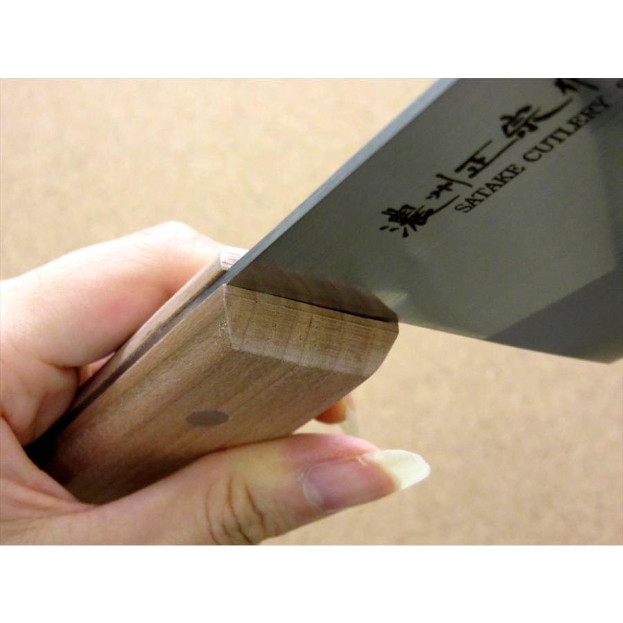 包丁 中華包丁 17.5cm (175mm) 関の刃物 濃州正宗作 ステンレス鋼 白木