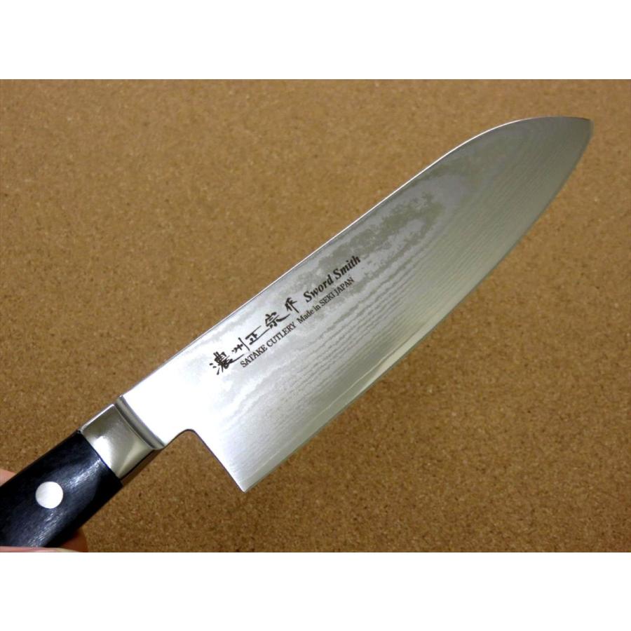 関の刃物 三徳包丁180mm 濃州正宗作 ダマスカス 69層 黒木 両刃万能包丁 楽天市場】関の刃物 三徳包丁 18cm (180mm) 濃州正宗作