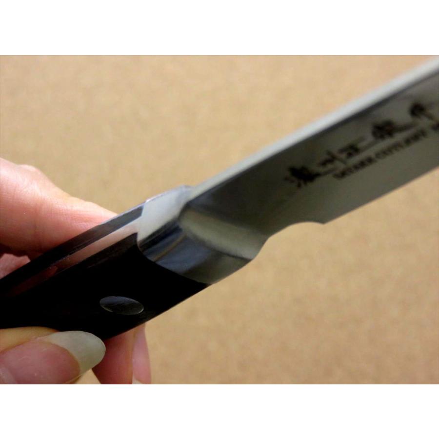 包丁 パーリングナイフ 9cm (90mm) 関の刃物 濃州正宗作 ダマスカス69