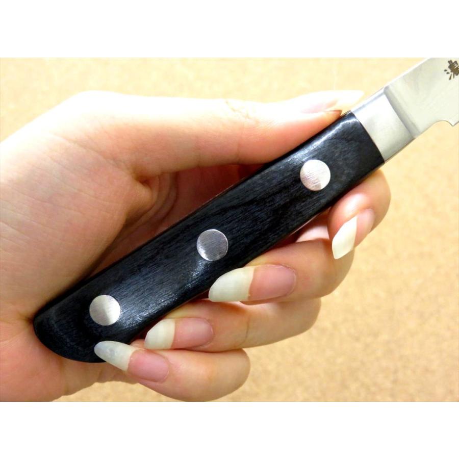 包丁 パーリングナイフ 9cm (90mm) 関の刃物 濃州正宗作 ダマスカス69