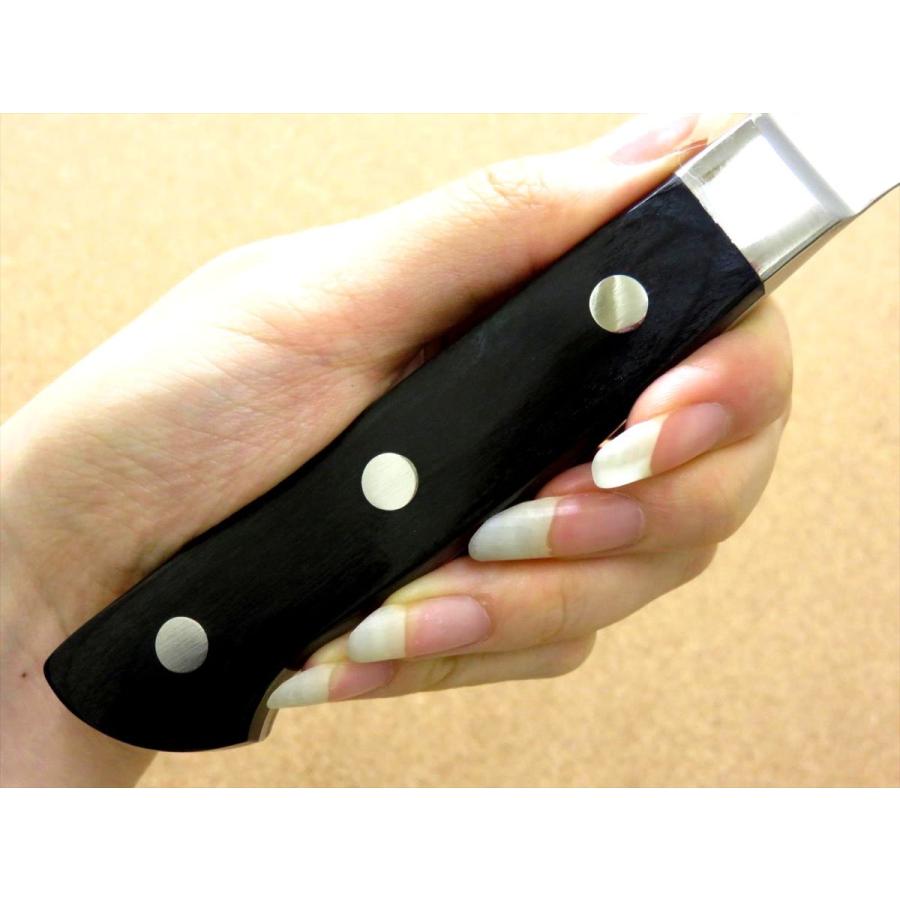 関の刃物 牛刀 200mm 濃州正宗作 ダマスカス 69層 黒木 両刃 洋包丁 関の刃物 牛刀 20cm (200mm) 濃州正宗作 ダマスカス69層 黒色積層強化