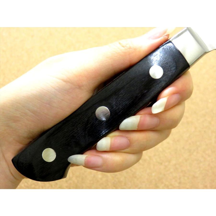 関の刃物 牛刀 175mm 濃州正宗作 ダマスカス69層鋼 黒強化木 両刃 包丁 包丁 牛刀 17.5cm (175mm) 関の刃物 濃州正宗作 ダマスカス69層鋼 両刃