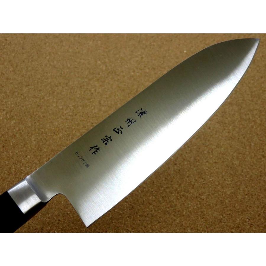 包丁 三徳包丁 17cm (170mm) 関の刃物 濃州正宗作 モリブデン