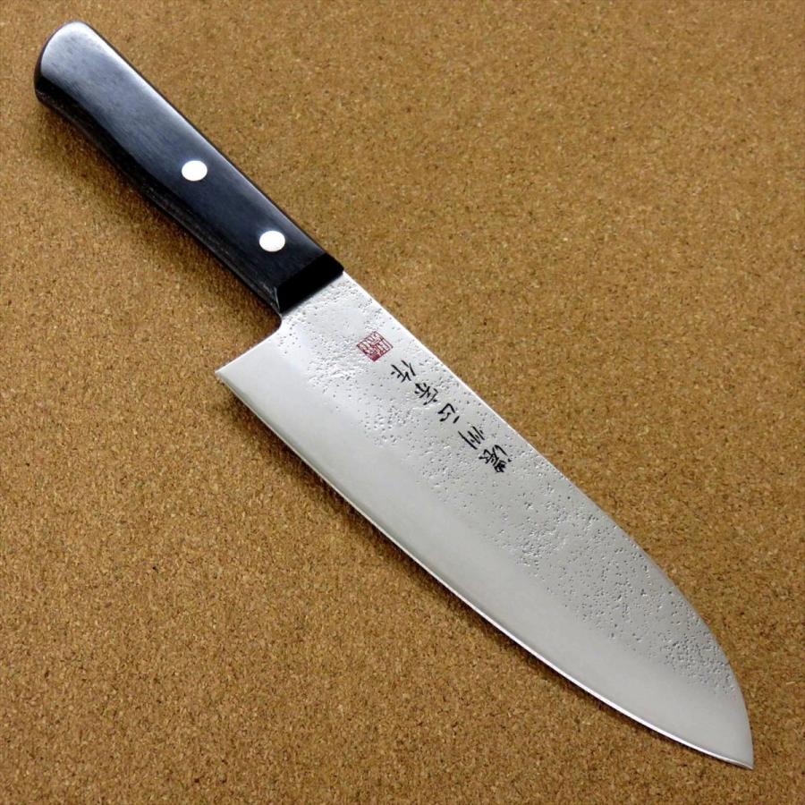 包丁 三徳包丁 17cm (170mm) 関の刃物 濃州正宗作 梨地