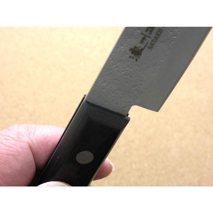 包丁 刺身包丁 20cm (200mm) 関の刃物 濃州正宗作 片刃 右利き 梨地