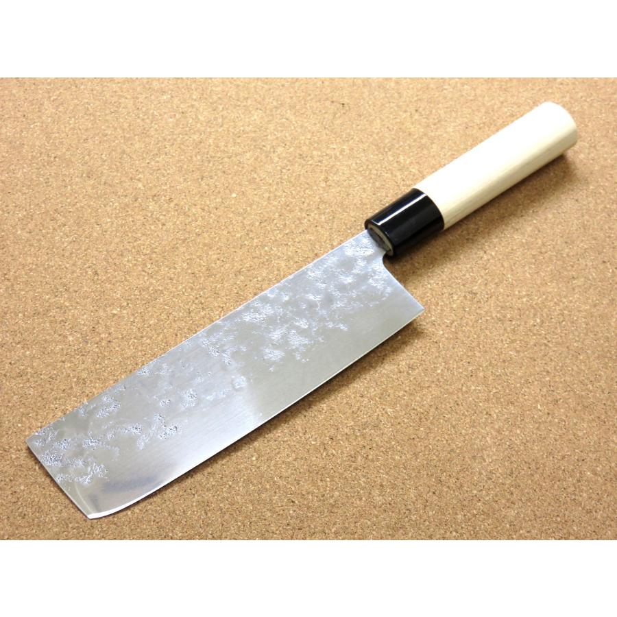 包丁 菜切り包丁 17cm (170mm) 関の刃物 濃州正宗作 梨地 和包丁 薄刃