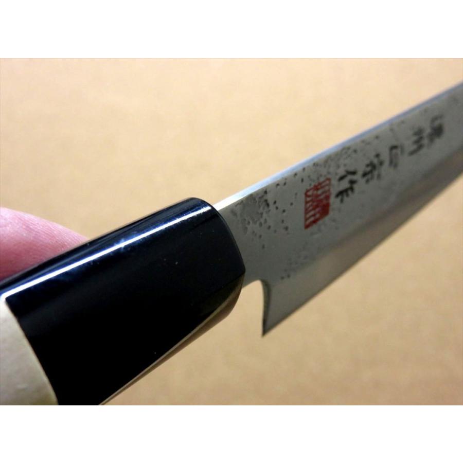 超歓迎】 関の刃物 刺身包丁 20.5cm 205mm 濃州正宗作 梨地 ステンレス 和風柄 刺身を一方向に引き切る 刃渡りが長めの片刃包丁 右利き用  日本製 discoversvg.com