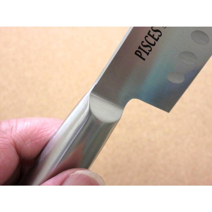 包丁 ディンプル三徳包丁 17cm (170mm) 関の刃物 PISCES (パイシーズ