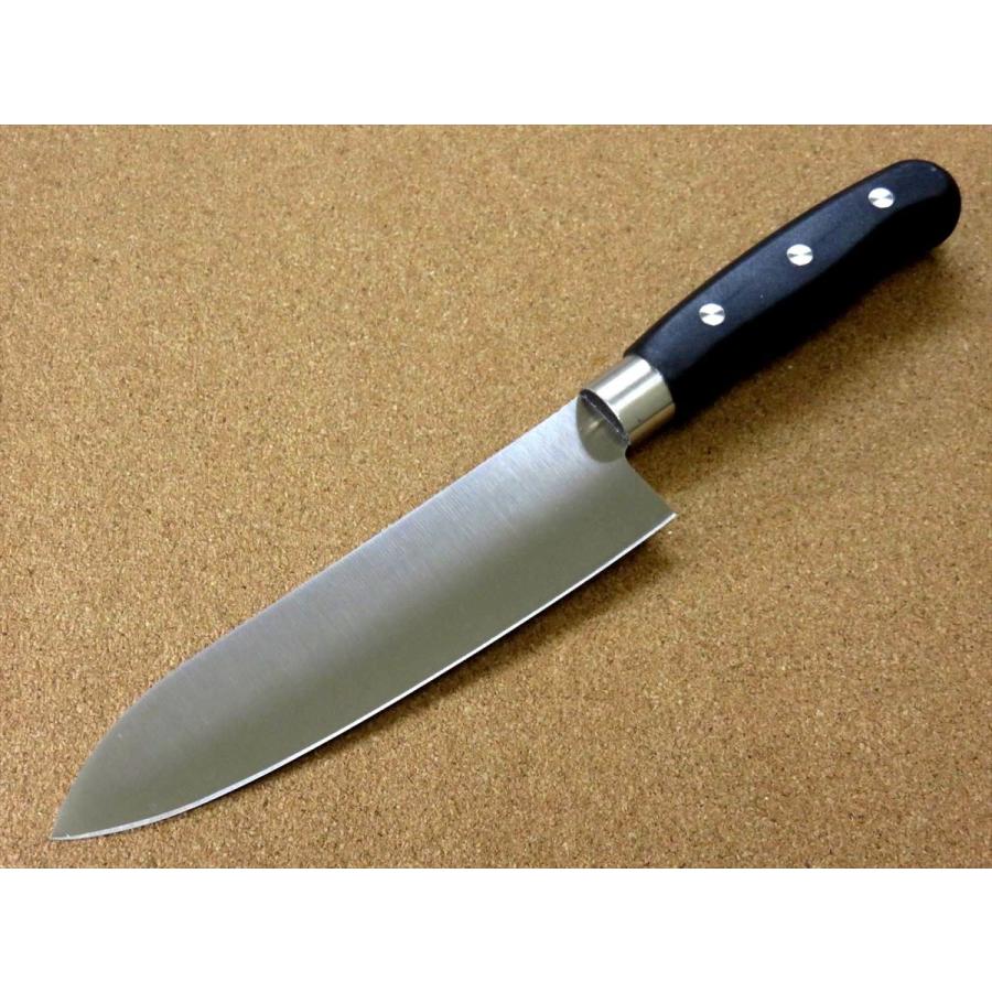 包丁 三徳包丁 17cm (170mm) 関の刃物 濃州正宗作 ディンプル