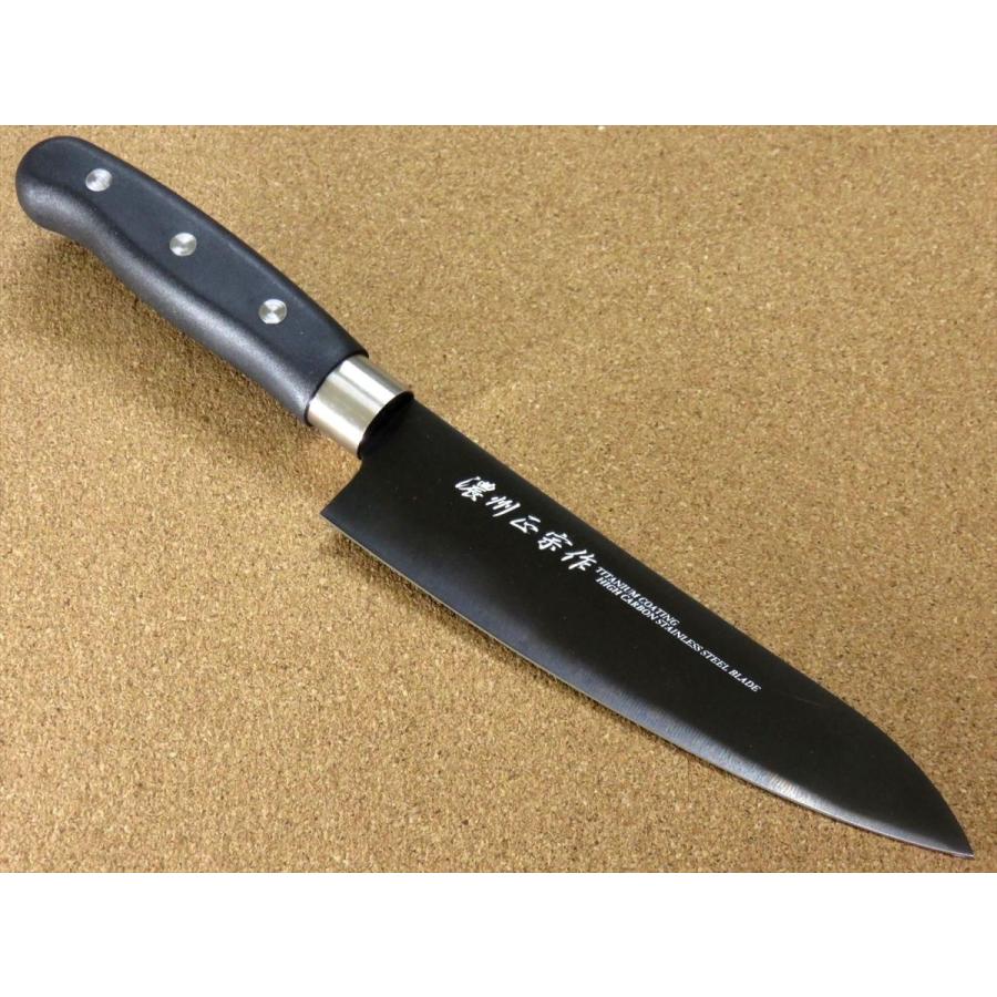 高級な 関の刃物 牛刀 17cm モリブデン 肉 パン切り 魚 (170mm) 濃州
