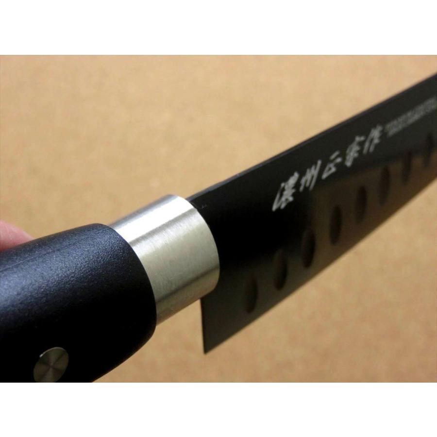 包丁 牛刀 17cm (170mm) 関の刃物 ディンプル加工 チタンコーティング