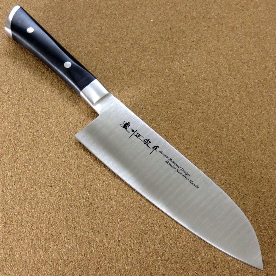 包丁 三徳包丁 17cm (170mm) 関の刃物 濃州正宗作 モリブデン 共口金