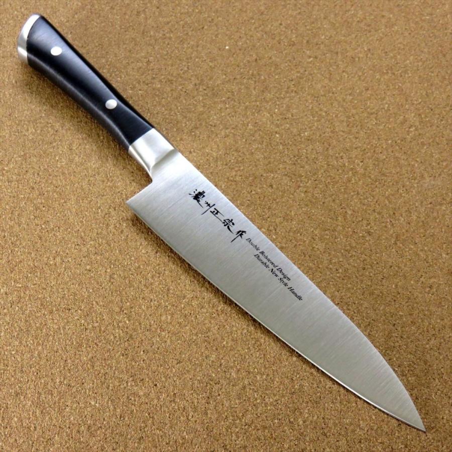 包丁 牛刀 18cm (180mm) 関の刃物 濃州正宗作 モリブデンステンレス 共