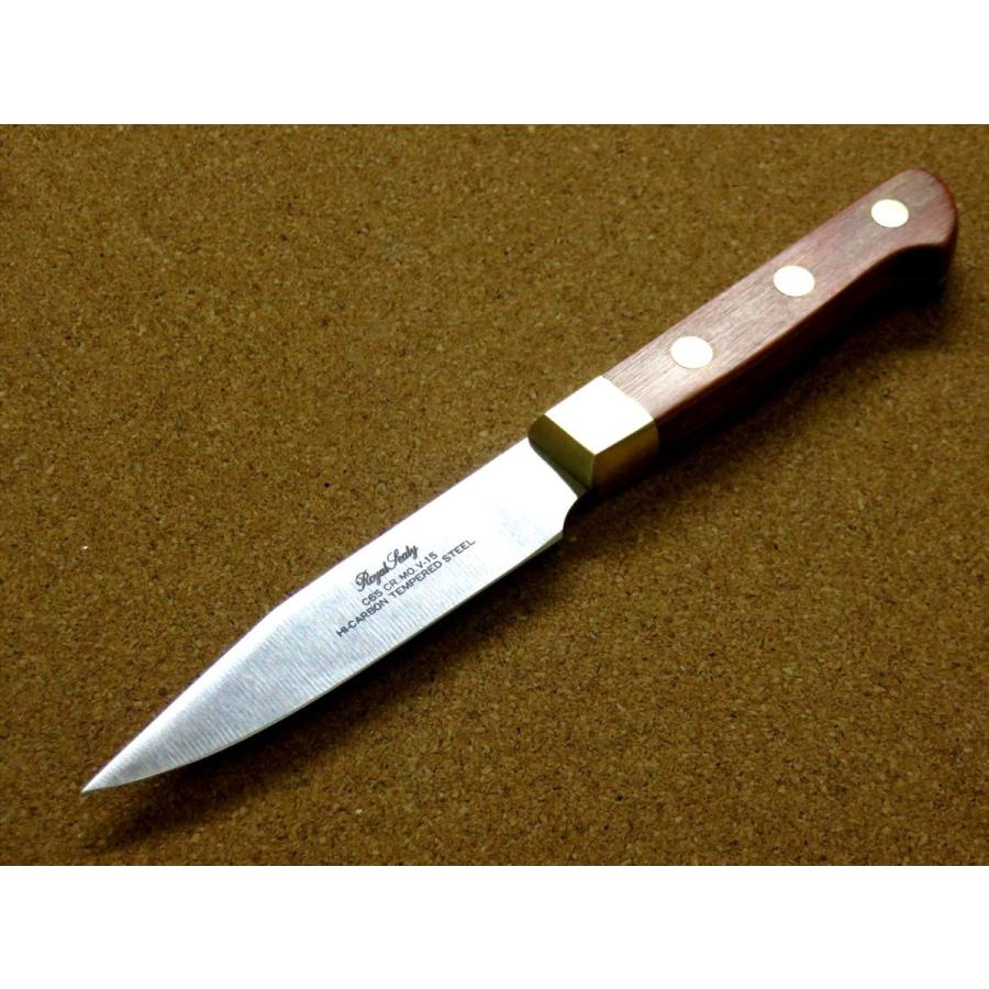 包丁 パーリングナイフ 10cm (100mm) 関の刃物 ステンレス 真鍮口金