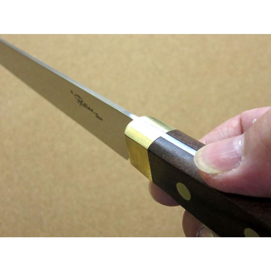 包丁 ハム切りナイフ 23cm (230mm) 関の刃物 ステンレス鋼 真鍮口金