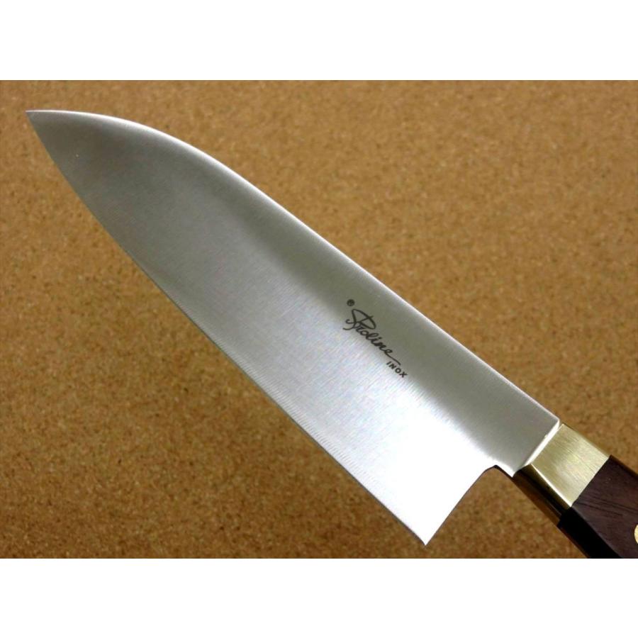 ★新品送料込★ステンレスゴールド鋼三徳包丁180mm口金付名入れ可 ☆新品送料込名入れ可☆ステンレスゴールド鋼三徳包丁180mm口金付